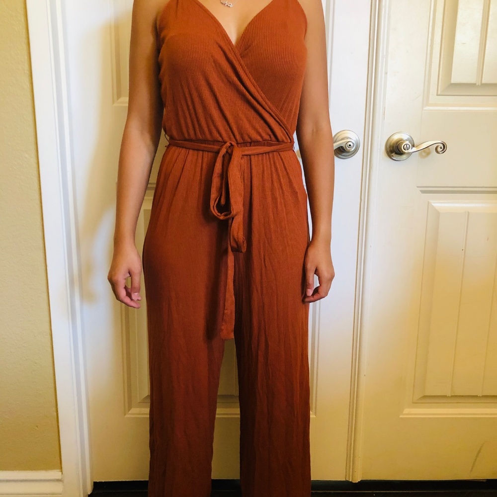 Cute Cami Capri Jumpsuit Pants